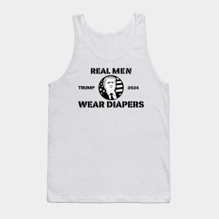 Real-Men-Wear-Diapers-Trump-2024 Tank Top